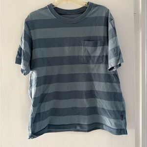 Patagonia Men's Blue Striped Tee